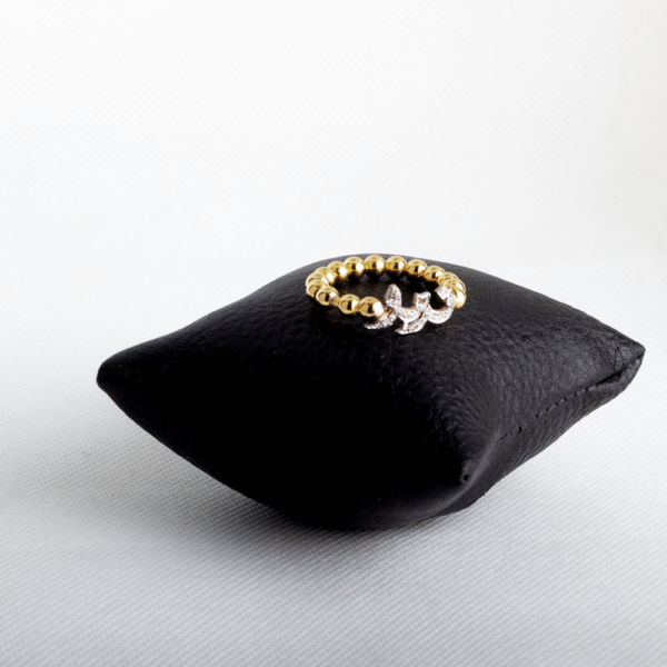 Sparkling Name Ring