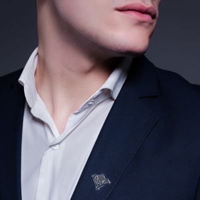 Silver Harmony Pin