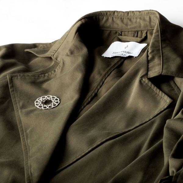 2505-26A Olive Orbit Brooch