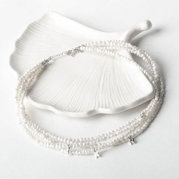 2505-30 The Happy Pearl Line Necklace