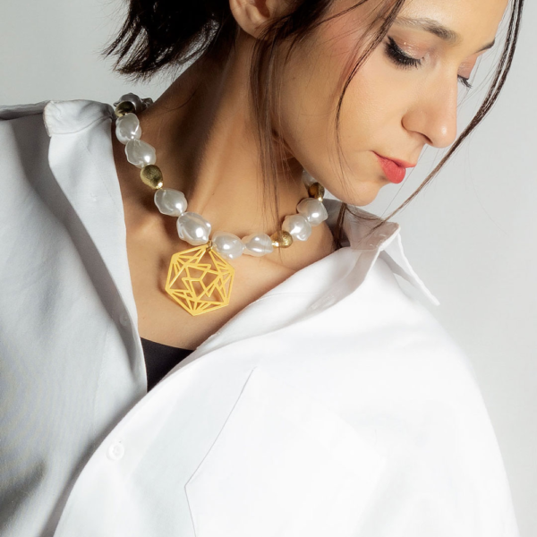 Pearl Prism Necklace