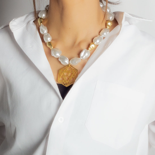 Pearl Prism Necklace