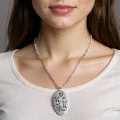 Love Mom Necklace