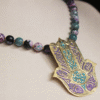 The "Bahja" Hamsa Necklace