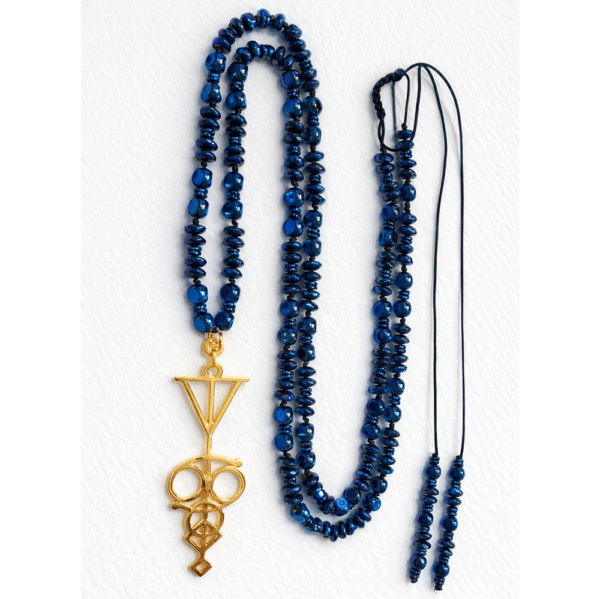 Cosmic Tide Beaded Zodiac Pendant