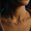 Pavé Arabic Name Necklace